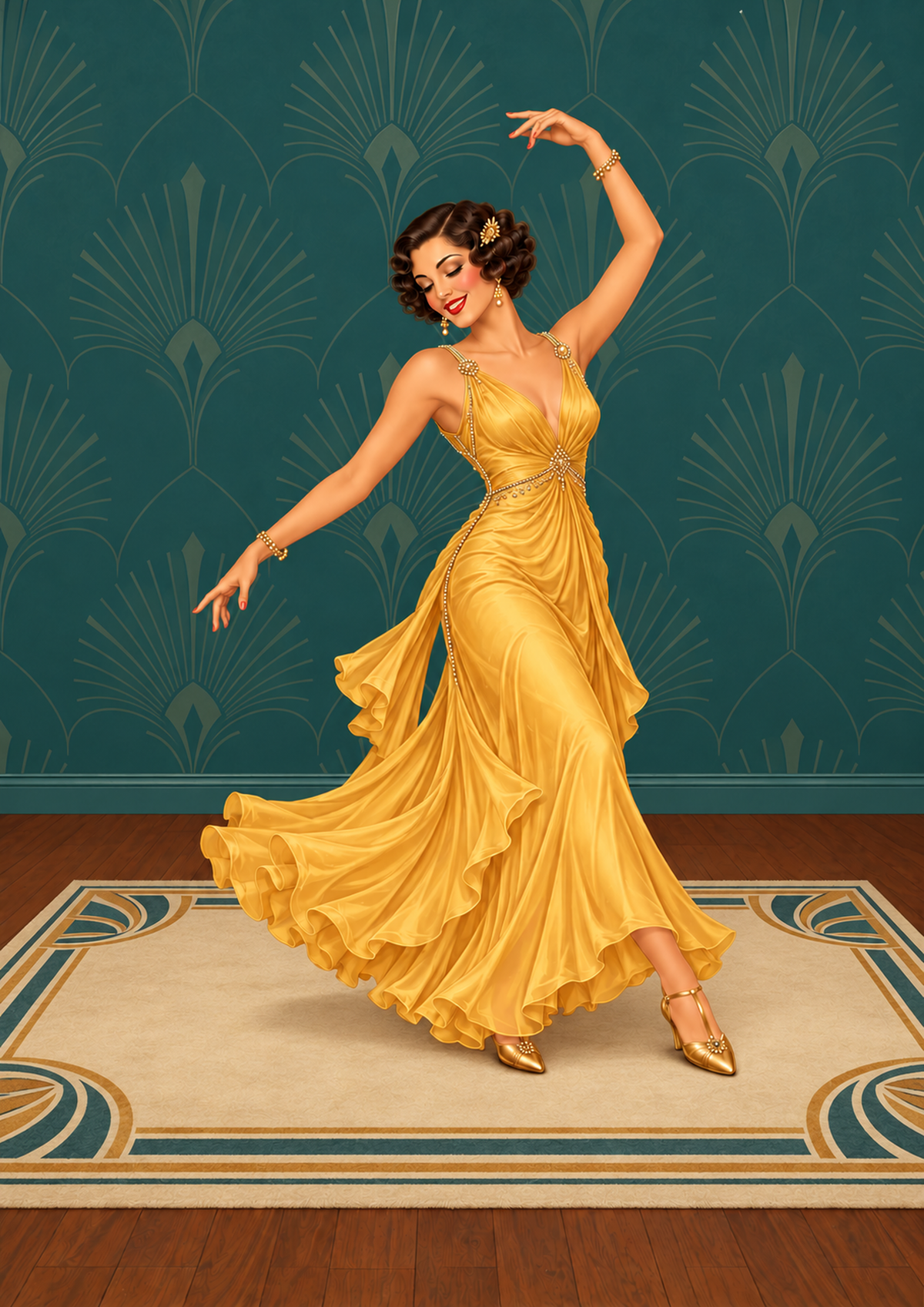 Golden Hour Dancer — Art Print