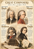 Great Composers — Art Print