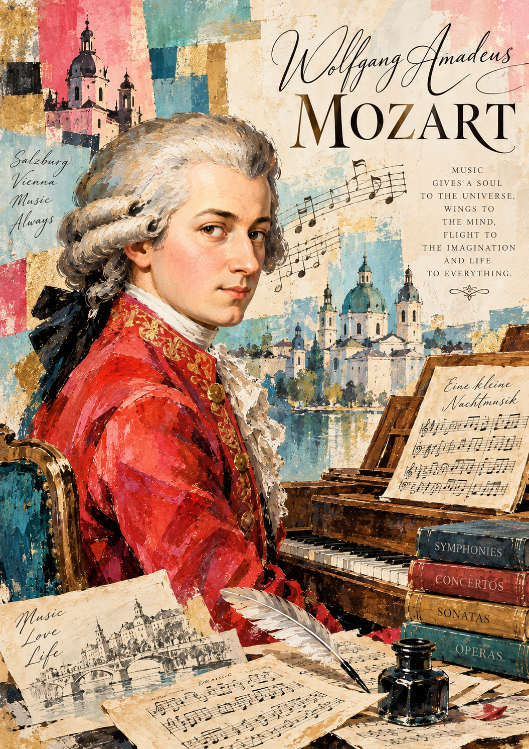 Wolfgang Amadeus Mozart — Art Print