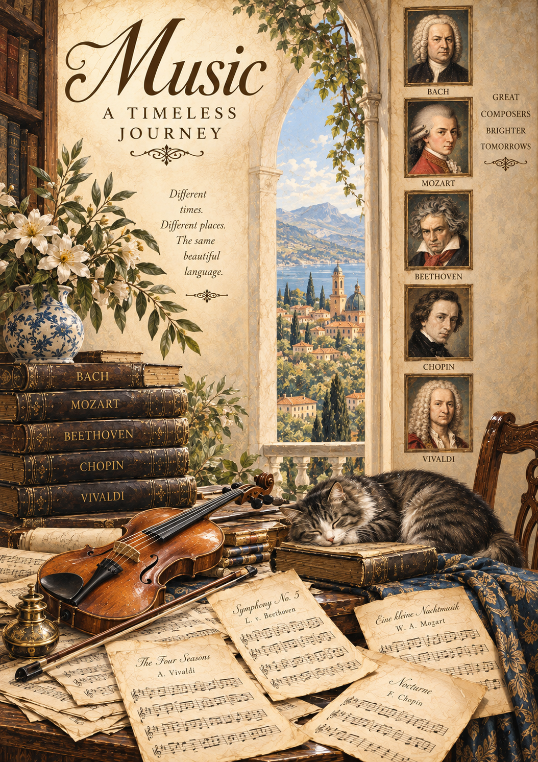Music — A Timeless Journey Art Print