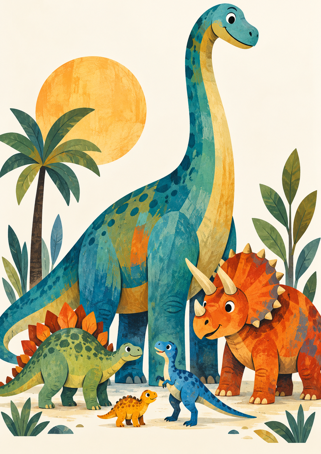 Dinosaur Friends – Colourful Prehistoric Adventure