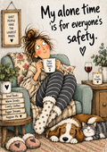 My Alone Time Is for Everyone's Safety — Art Print
