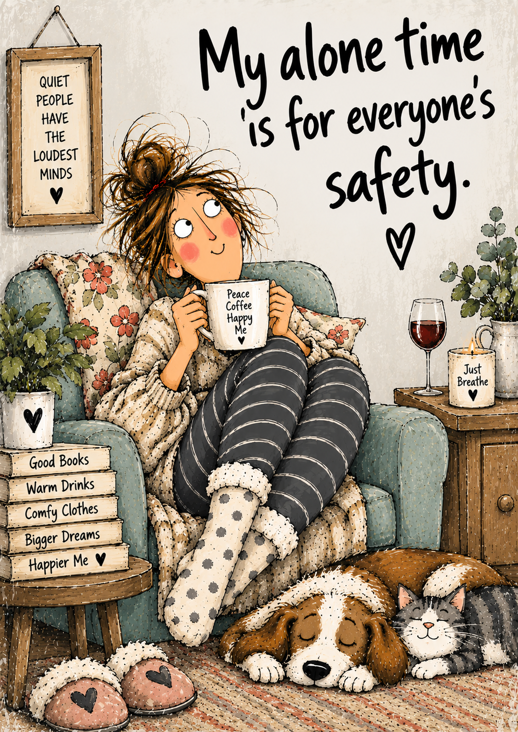 My Alone Time Is for Everyone's Safety — Art Print