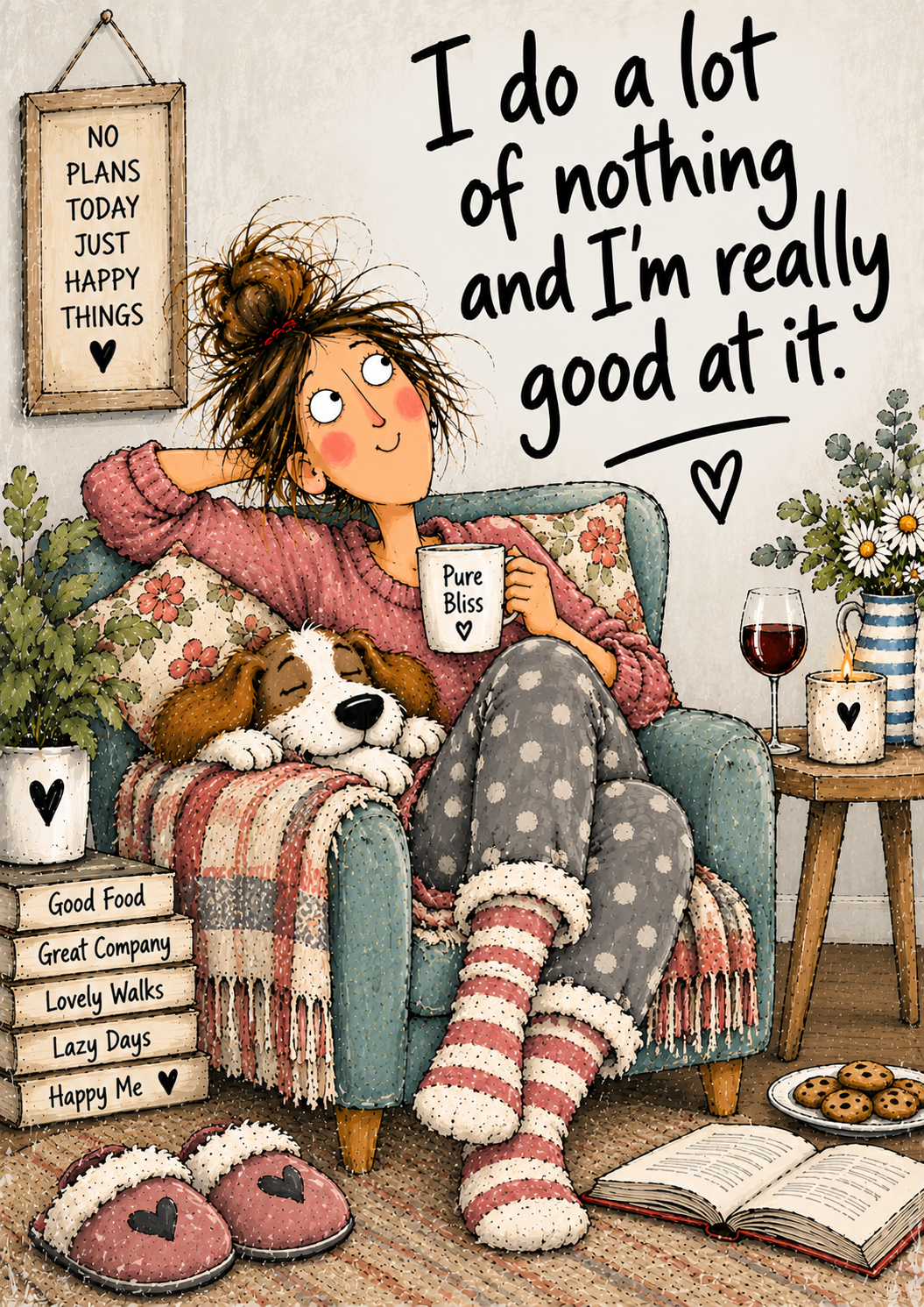 I Do a Lot of Nothing and I'm Really Good at It — Art Print