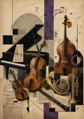 Symphony of Instruments - Art Print