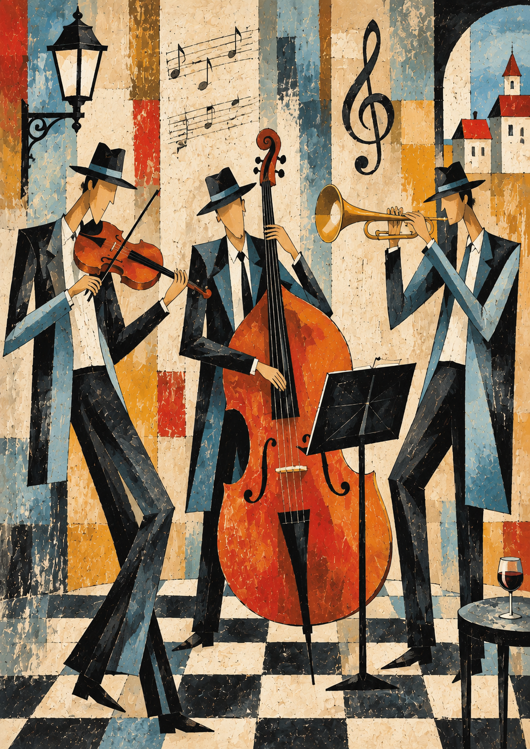 The Evening Trio — Art Print