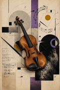Violin Study — Art Print