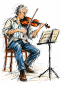 The Violinist — Art Print