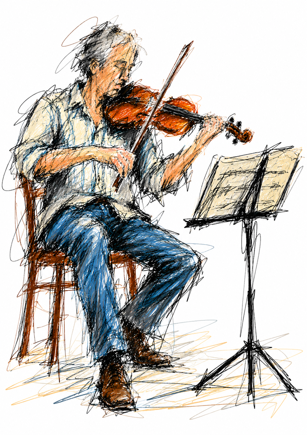 The Violinist — Art Print