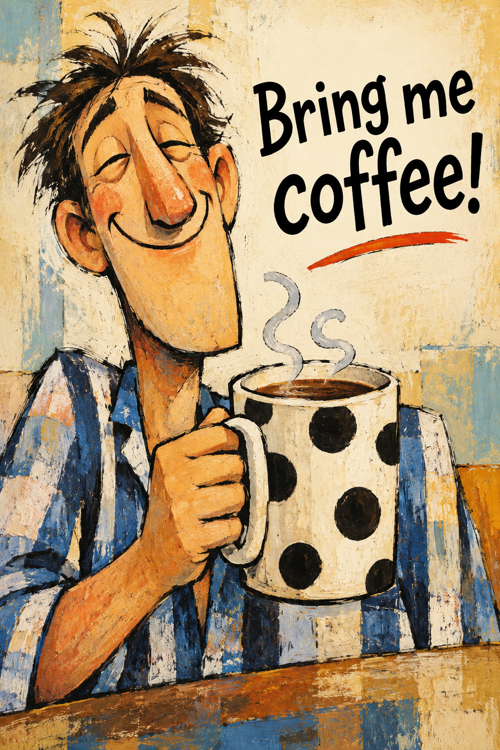 Bring Me Coffee! - Art Print