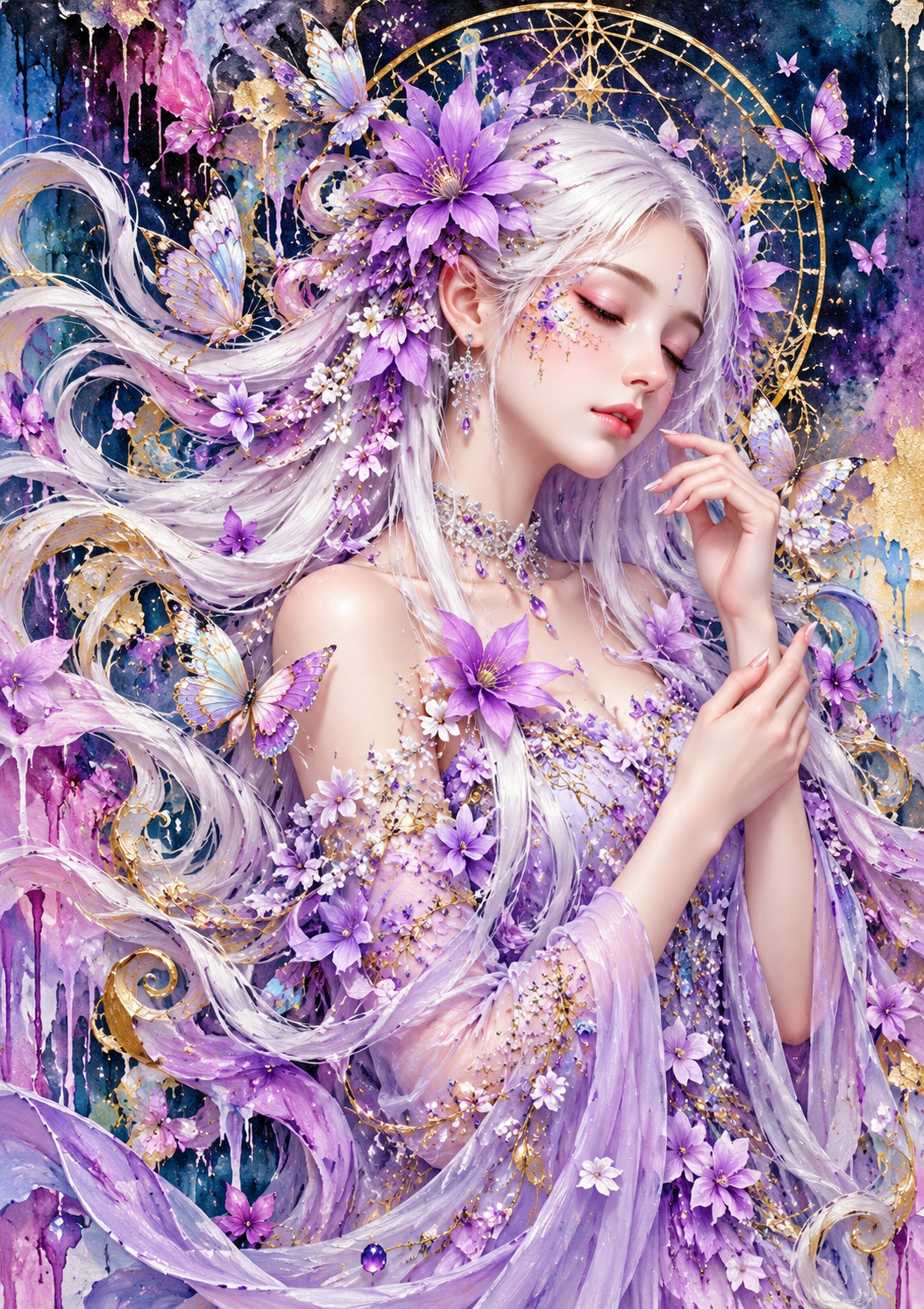 Violet Reverie — Art Print