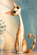 Curious Cat — Art Print