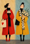 Coffee & Daisies — Art Print