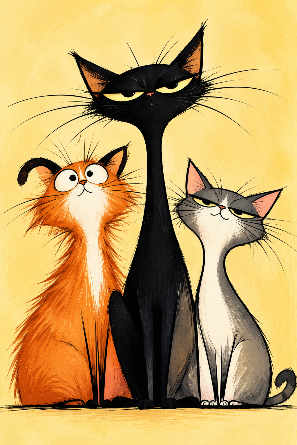 Three's a Crowd — Art Print