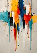Bold Colour Abstract - Art Print