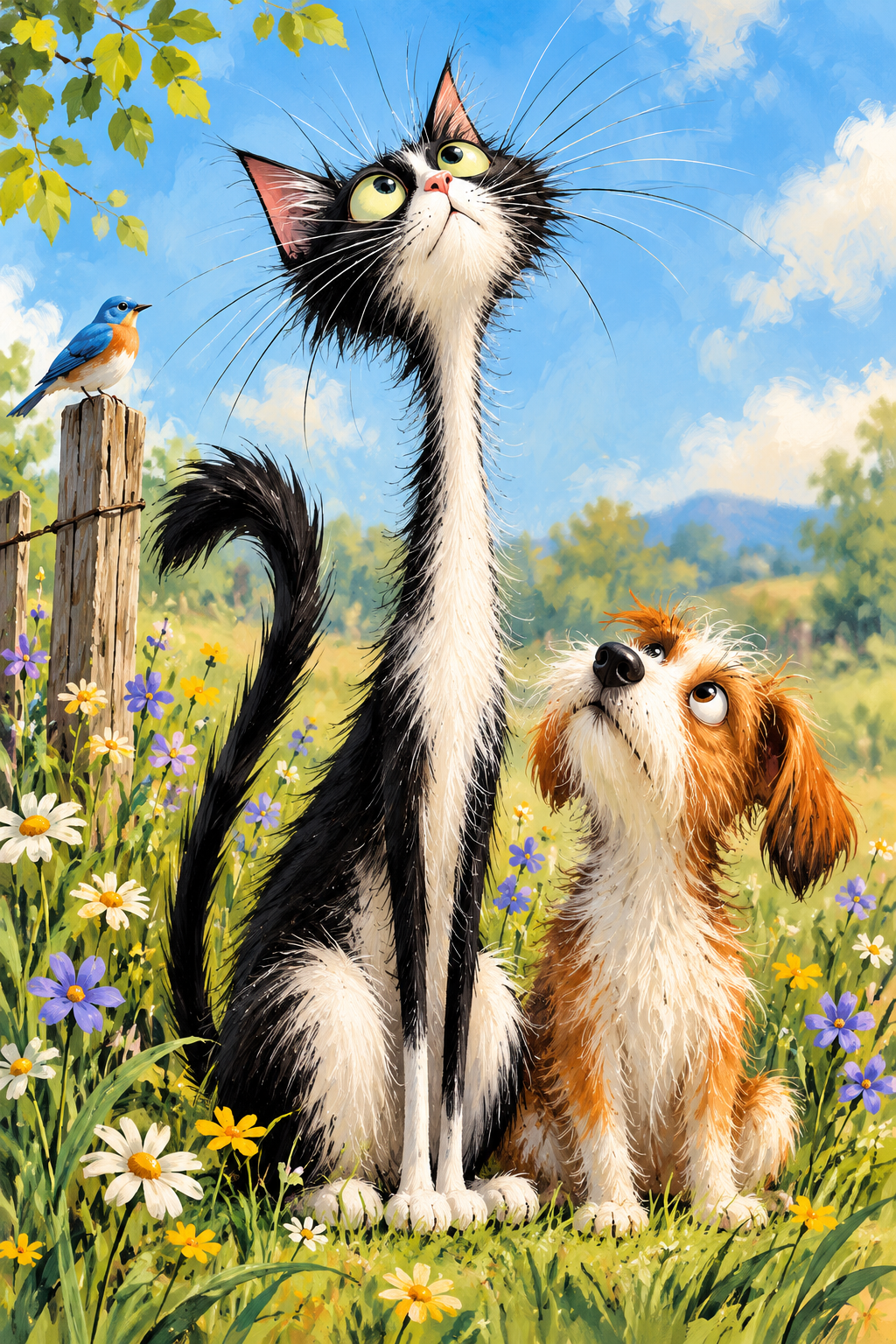 Bird Watching — Art Print