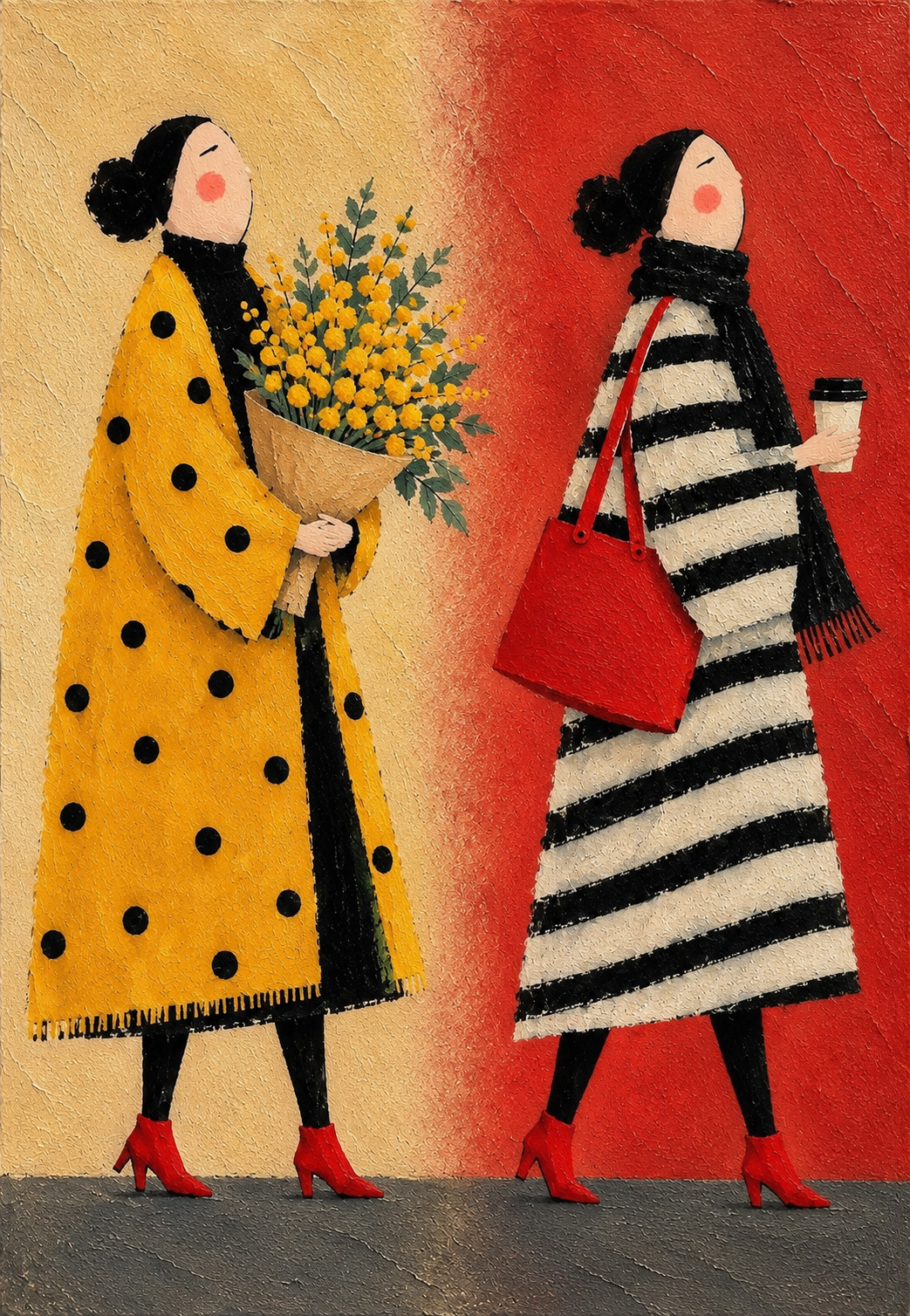 Mimosa & Morning Coffee — Art Print