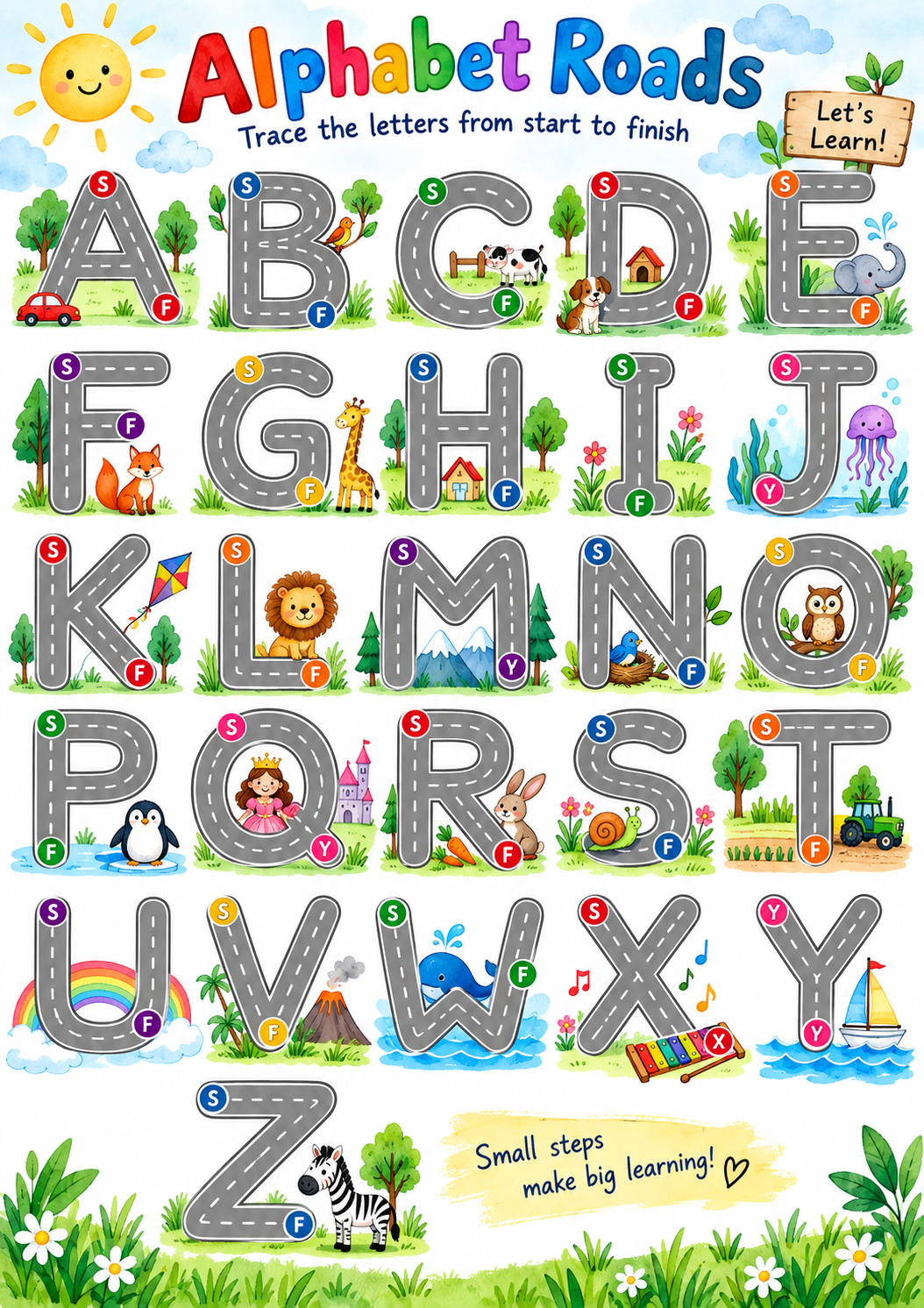Alphabet Roads