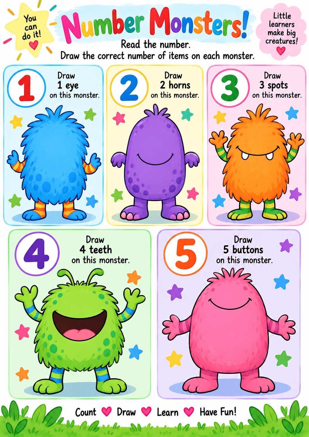 Number Monsters