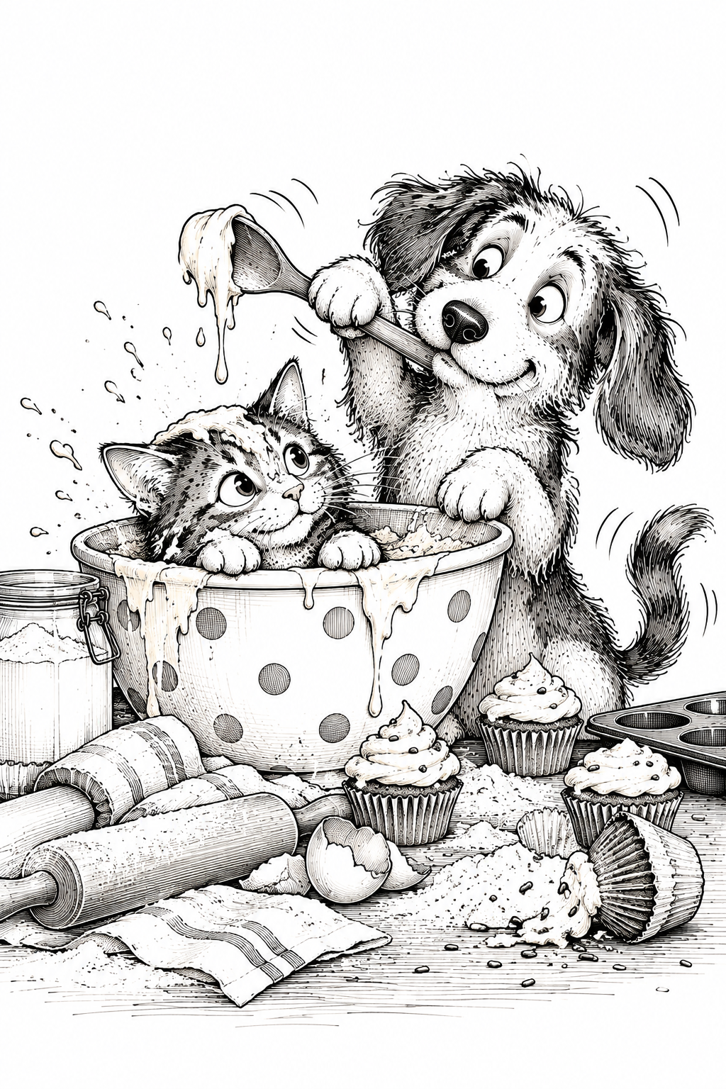 Baking Mayhem — Art Print