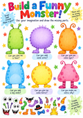 Build A Funny Monster