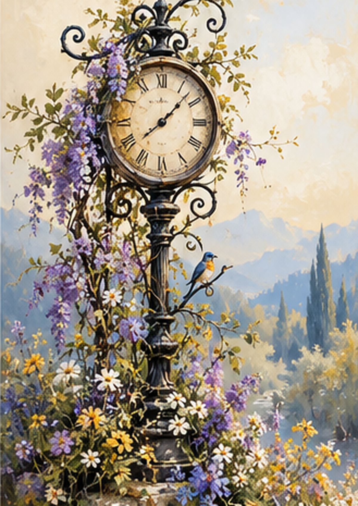 Wisteria Time — Art Print