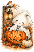 Snug as a Ghost — Art Print