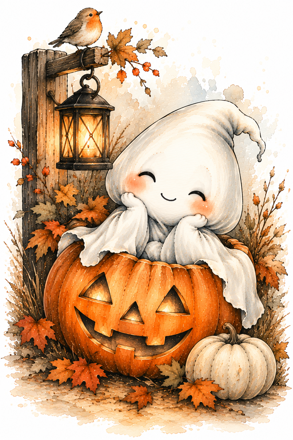 Snug as a Ghost — Art Print