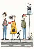 The Bus Stop — Art Print