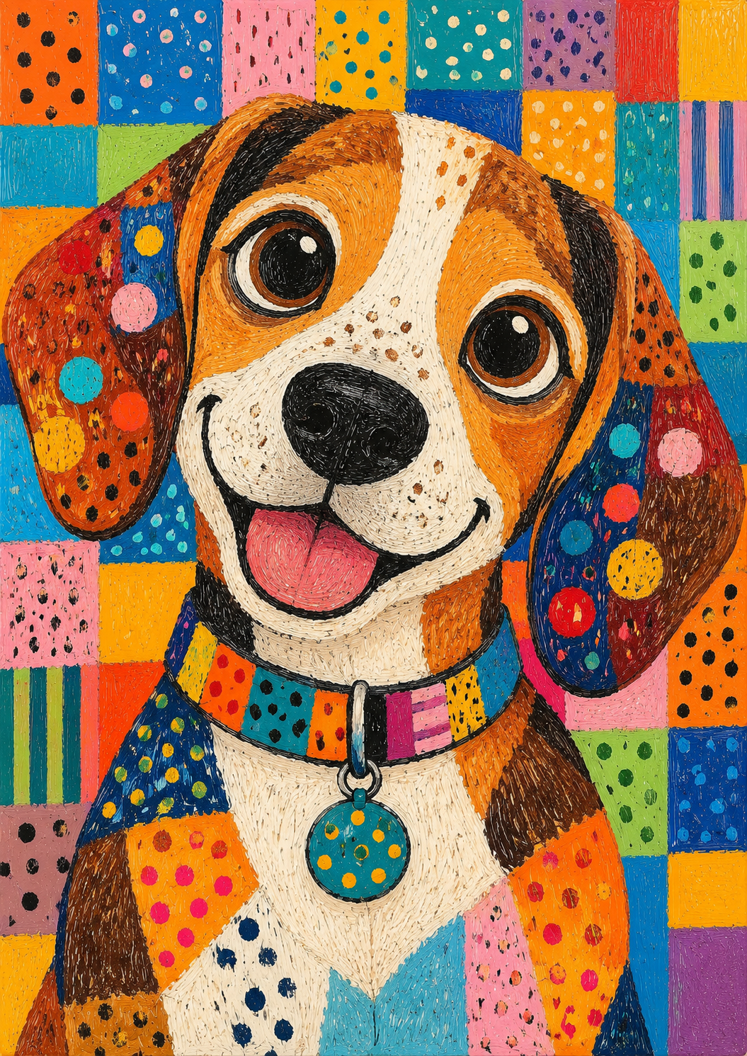 The Happiest Beagle — Art Print