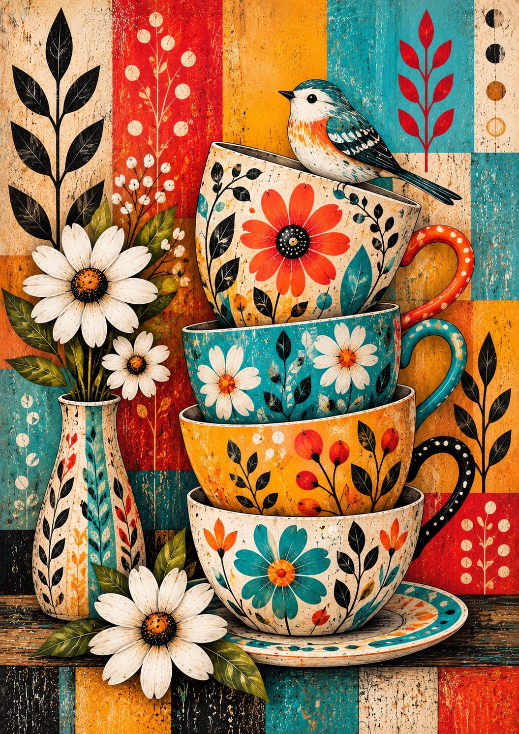 Cup Upon Cup — Art Print