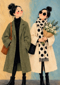 Olive & Cream — Art Print
