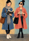 Books & Coffee — Art Print