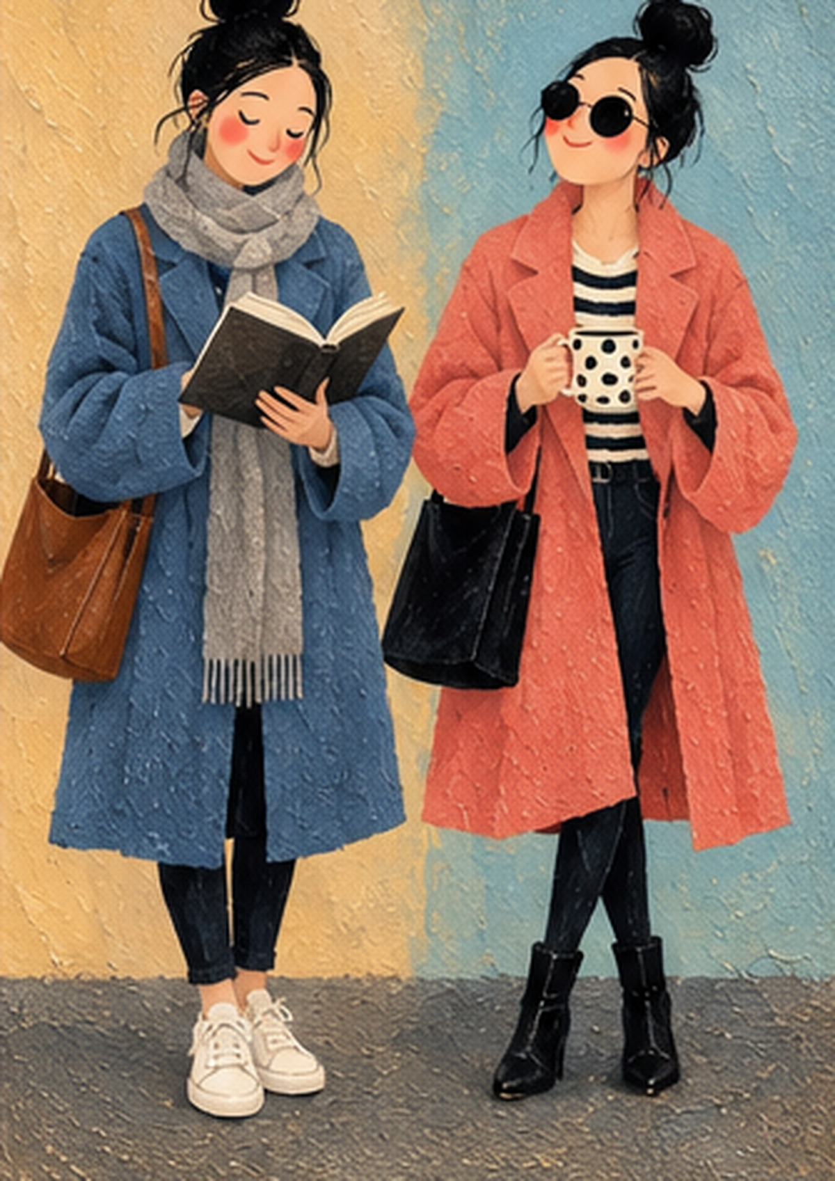 Books & Coffee — Art Print