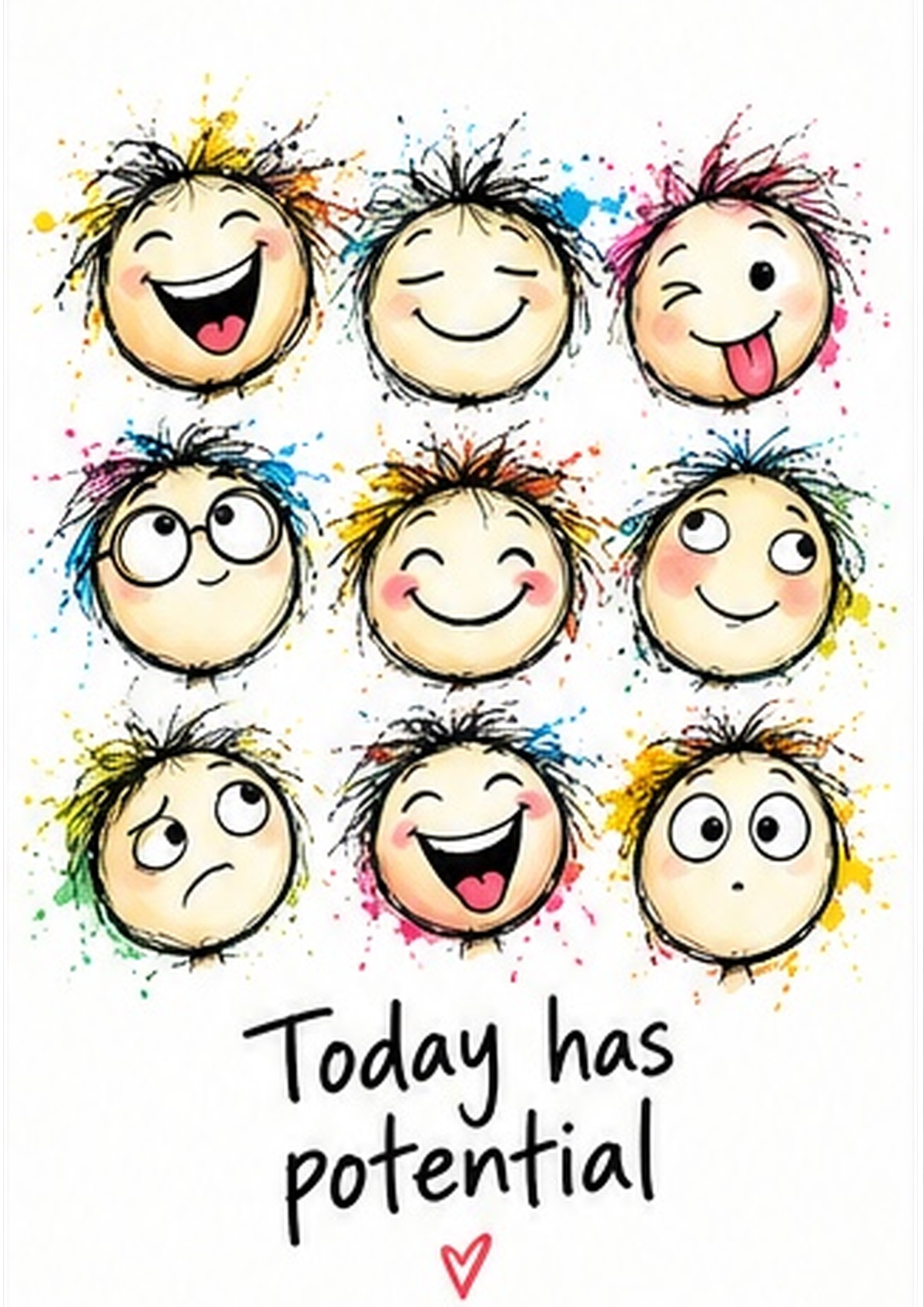 Today Has Potential — Art Print