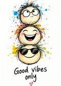 Good Vibes Only — Art Print