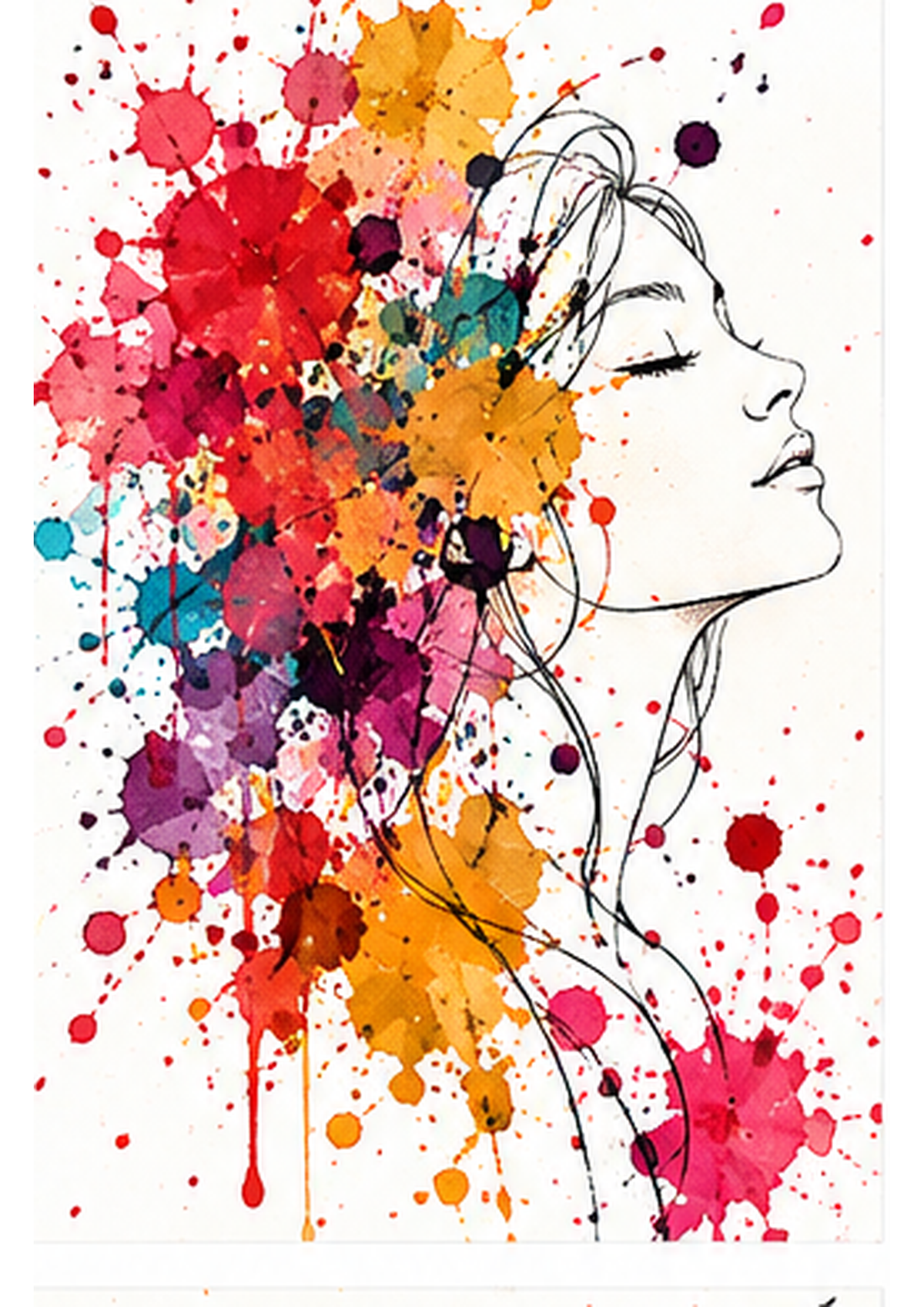 Colour in Her Mind — Art Print