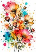 Colourful Rhythm - Abstract Art Print