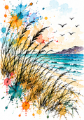 Salt Air & Sea Grass — Art Print