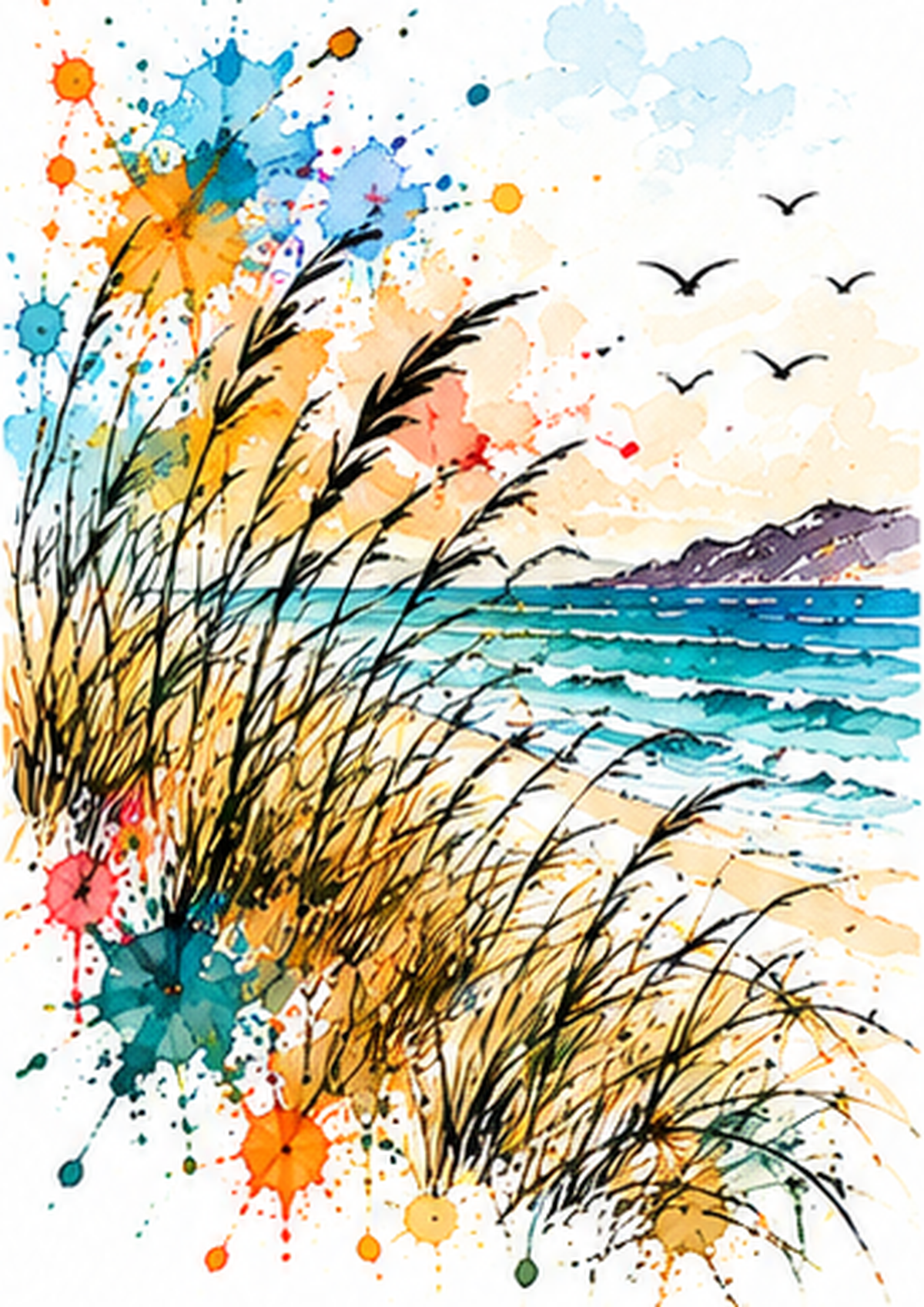 Salt Air & Sea Grass — Art Print