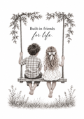 Built-In Friends for Life — Art Print
