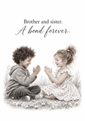 Brother and Sister, A Bond Forever — Art Print