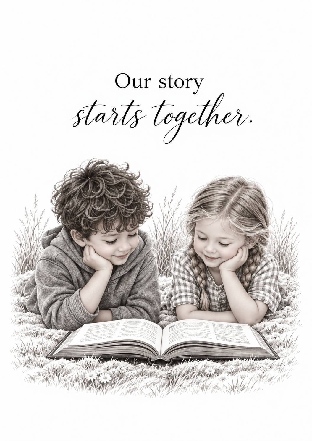 Our Story Starts Together — Art Print
