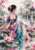Lotus Pond Reverie — Art Print