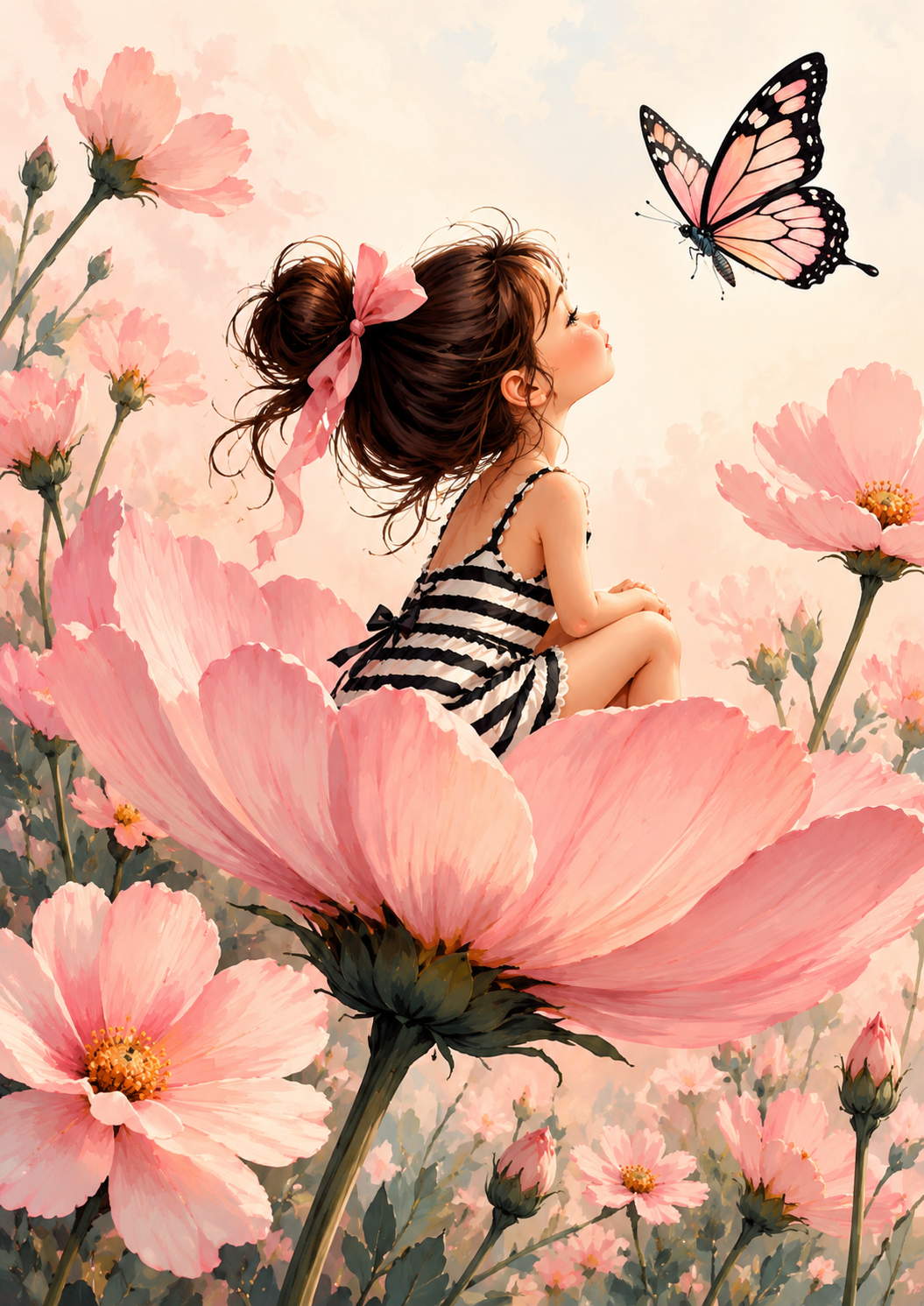 Chasing Butterflies — Art Print